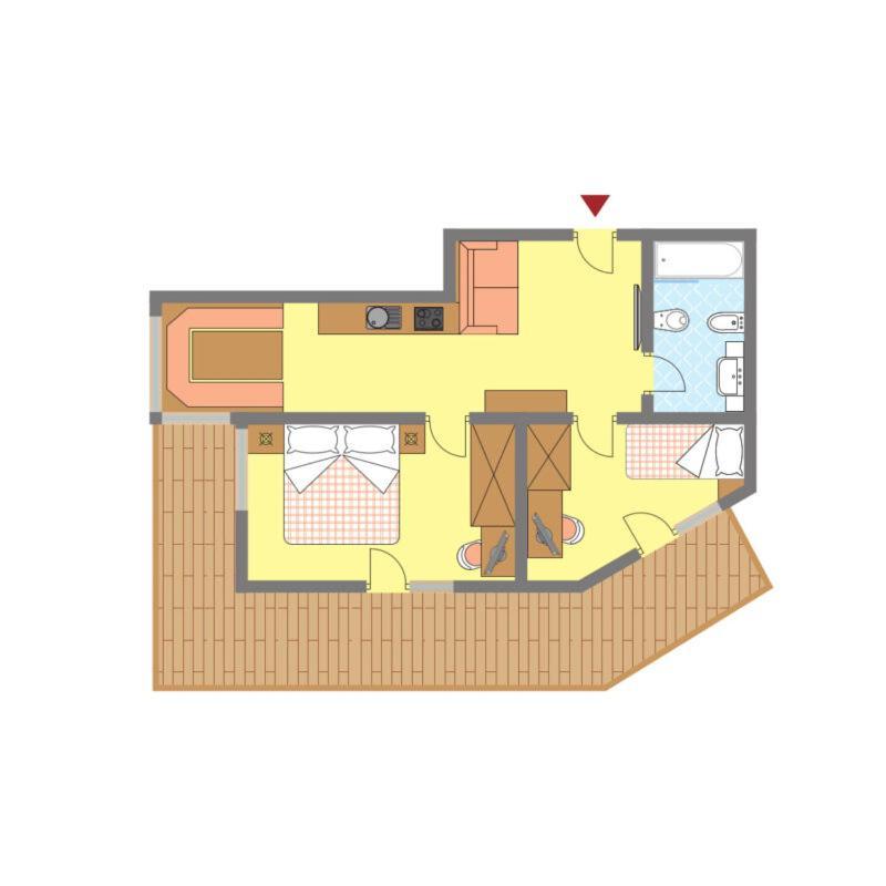 Pera Ciaslat Apartman Colfosco Kültér fotó